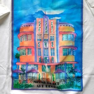 MIAMI BEACH ART DECO Laser Art Wear New , Never Worn T-Shirt, Large